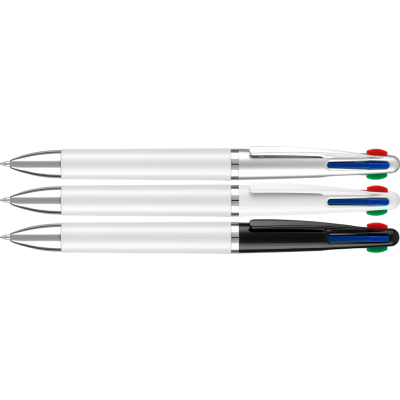QUAD 4 COLOUR in 1 Ball Pen Pen - PROMOTIONAL CORPORATE GIFT