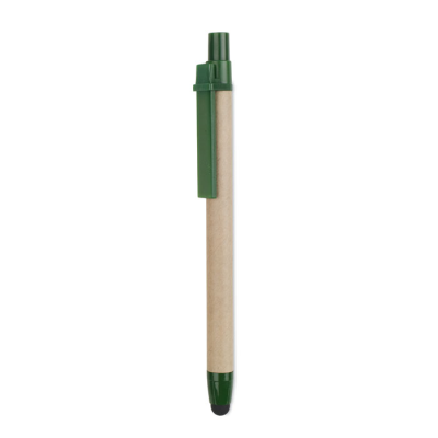 RECYCLED CARTON STYLUS PEN in Green