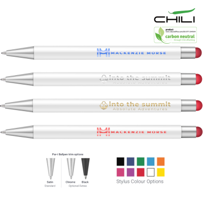RECYCLED PAR-I STYLUS BALL PEN BY CHILI