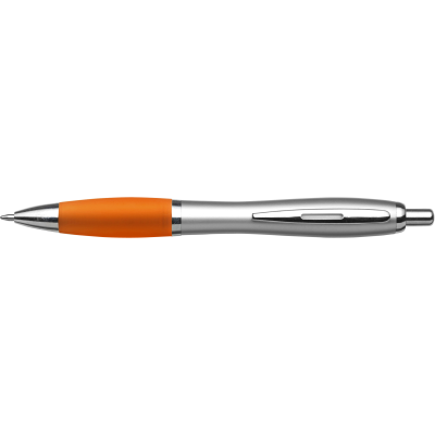 RECYCLED PLASTIC BALL PEN in Orange