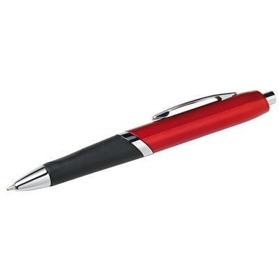RED METAL BALL PEN with Black Grip