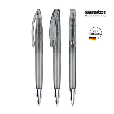 SENATOR® BRIDGE CLEAR TRANSPARENT with a Metal Tip Twist Ball Pen