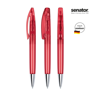 SENATOR® BRIDGE CLEAR TRANSPARENT with a Metal Tip Twist Ball Pen