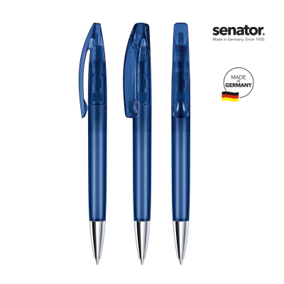 SENATOR® BRIDGE CLEAR TRANSPARENT with a Metal Tip Twist Ball Pen
