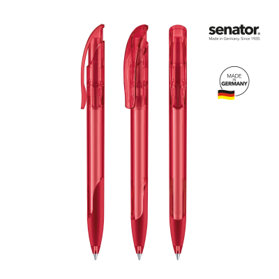 SENATOR® CHALLENGER CLEAR TRANSPARENT with Soft Grip Push Ball Pen