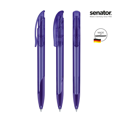 SENATOR® CHALLENGER CLEAR TRANSPARENT with Soft Grip Push Ball Pen