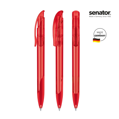 SENATOR® CHALLENGER CLEAR TRANSPARENT with Soft Grip Push Ball Pen