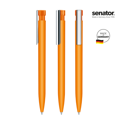 SENATOR® LIBERTY SOFT TOUCH with Metal Clip Push Ball Pen
