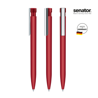 SENATOR® LIBERTY SOFT TOUCH with Metal Clip Push Ball Pen