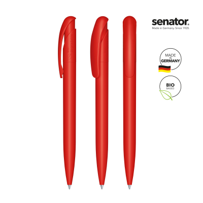SENATOR NATURE PLUS MATT BIO BALL PEN in Tulip Red