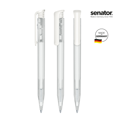 SENATOR® SUPER HIT CLEAR TRANSPARENT PUSH BALL PEN
