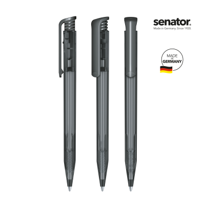 SENATOR® SUPER HIT CLEAR TRANSPARENT PUSH BALL PEN