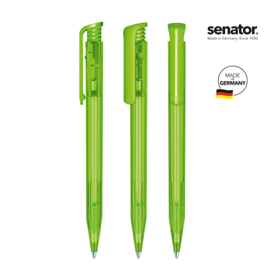 SENATOR® SUPER HIT CLEAR TRANSPARENT PUSH BALL PEN