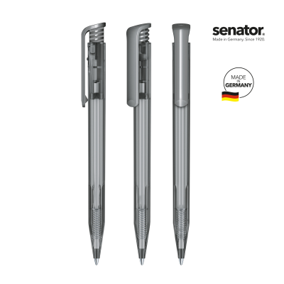 SENATOR® SUPER HIT CLEAR TRANSPARENT PUSH BALL PEN