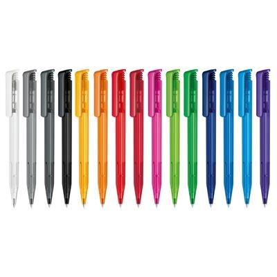 SENATOR® SUPER HIT CLEAR TRANSPARENT PUSH BALL PEN