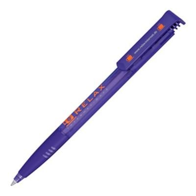 SENATOR® SUPER HIT CLEAR TRANSPARENT with Soft Grip Push Ball Pen
