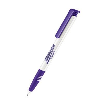 SENATOR® SUPER HIT POLISHED BASIC with Soft Grip Push Ball Pen