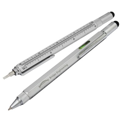 SILVER MULTIFUNCTION BALVPEN