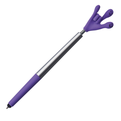 SMILE HANDBALL PEN in Violet