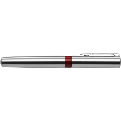 STEEL BALL PEN in Red