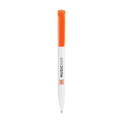 STILOLINEA S45 SOLID PEN in White & Orange