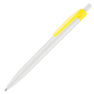 SUPERSAVER CLICK BALL PEN - YELLOW