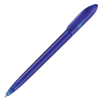 SUPERSAVER TWIST FROST BALL PEN - BLUE