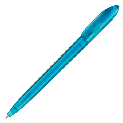 SUPERSAVER TWIST FROST BALL PEN - LIGHT BLUE