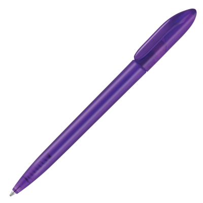 SUPERSAVER TWIST FROST BALL PEN - PURPLE