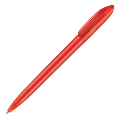 SUPERSAVER TWIST FROST BALL PEN - RED