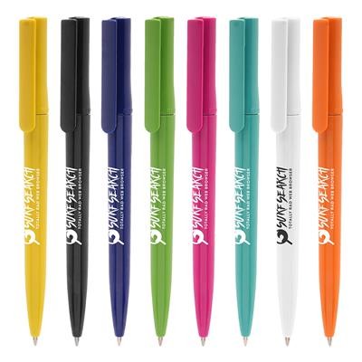 SURFER SOLID RPET BALL PEN - PROMOTIONAL CORPORATE GIFT