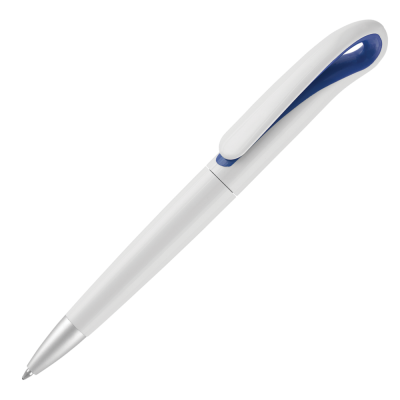 SWAN BALL PEN - WHITE - BLUE