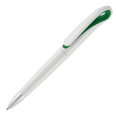 SWAN BALL PEN - WHITE - GREEN