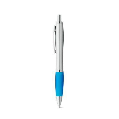 SWING ABS BALL PEN with Aluminium Metal Clip in Light Blue
