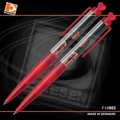 THE ORIGINAL FLOATING ACTION BALL PEN in Translucent Red