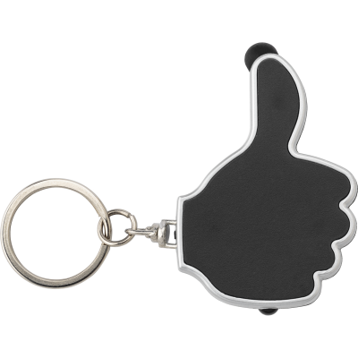 TORCH with Stylus on a Keyring in Black