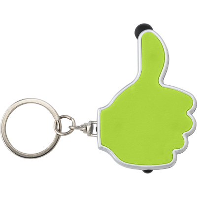 TORCH with Stylus on a Keyring in Lime