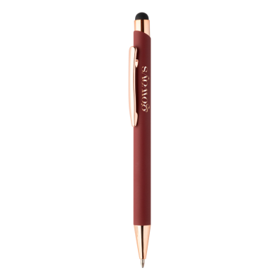 TOUCH BALL PEN in Burgundy