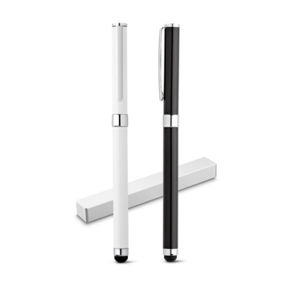 TOUCH STAINLESS STEEL METAL ROLLERBALL PEN  with Touch Tip