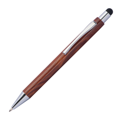 WOOD BALL PEN BILZEN in Brown 