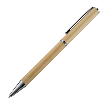 WOOD BALL PEN HEYWOOD in Brown 