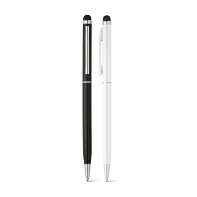 ZOE BK BALL PEN with Touch Tip in Aluminium Metal