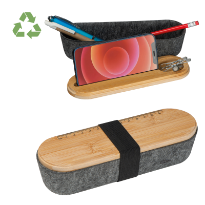 CASE FOR WRITING INSTRUMENTS in Anthracite Grey