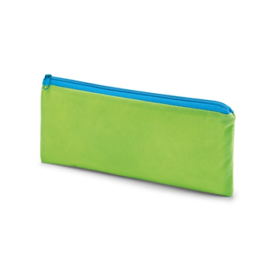 COLORIT NON-WOVEN PENCIL CASE with Zip in Pale Green