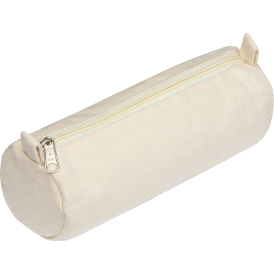 COTTON PENCIL CASE in Beige