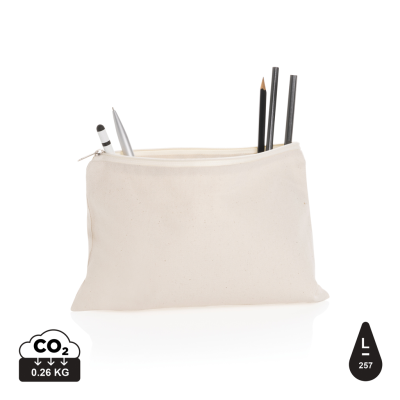 IMPACT AWARE™ 285 GSM RCANVAS PENCIL CASE UNDYED in Off White