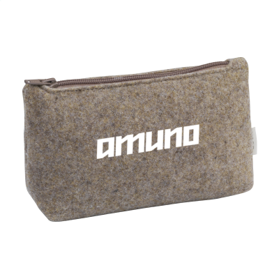 RECYCLED FELT PENCIL CASE in Taupe