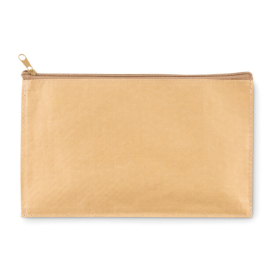 WOVEN PAPER PENCIL CASE in Brown