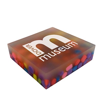 ATOMIC SQUARE ERASER with Tiny Atoms Inside