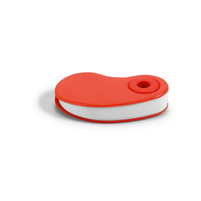 SIZA WHITE TPR ERASER with PP Protective Cover in Red